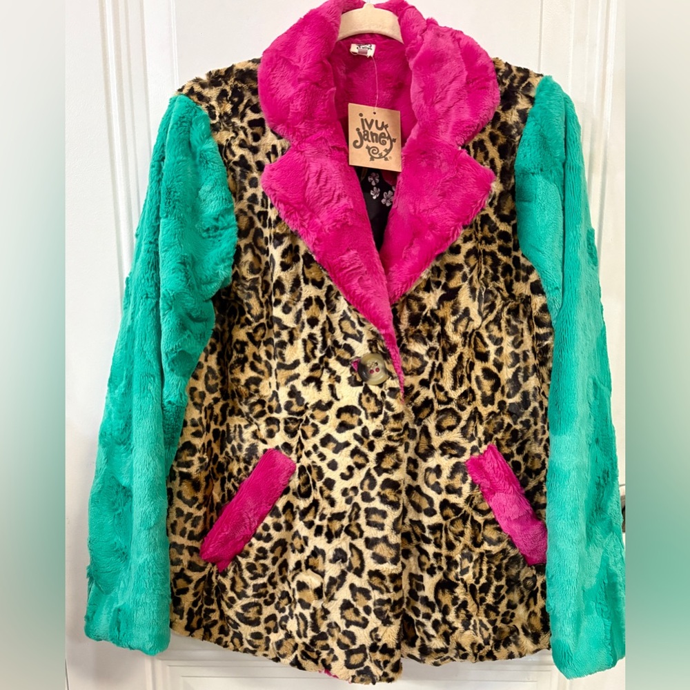 NWT Ivy Jane Color Pop Coat
